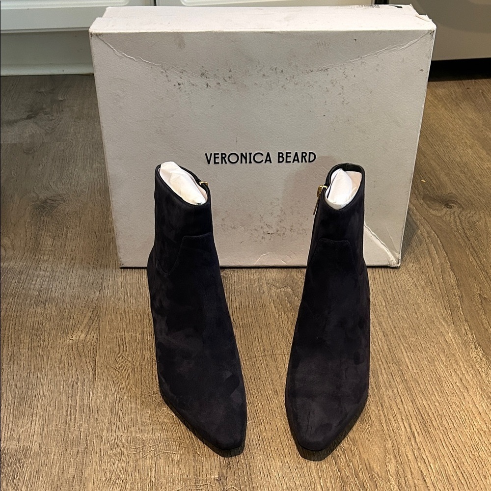 Veronica Beard Kelby Eclipse Blue Ankle Bootie NWT - Picture 2 of 7